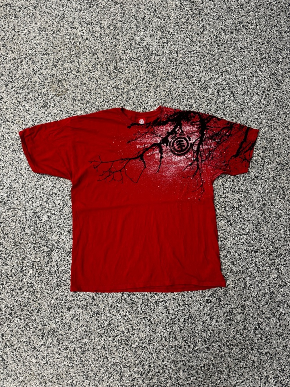 Red Element front all over print tshirt